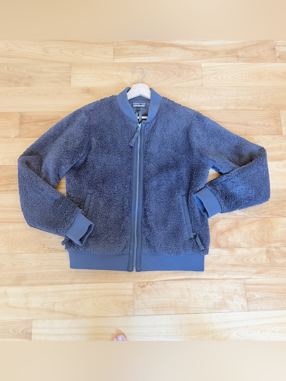 Patagonia Women's Los Gatos Bomber Teddy Fleece Jacket size Large